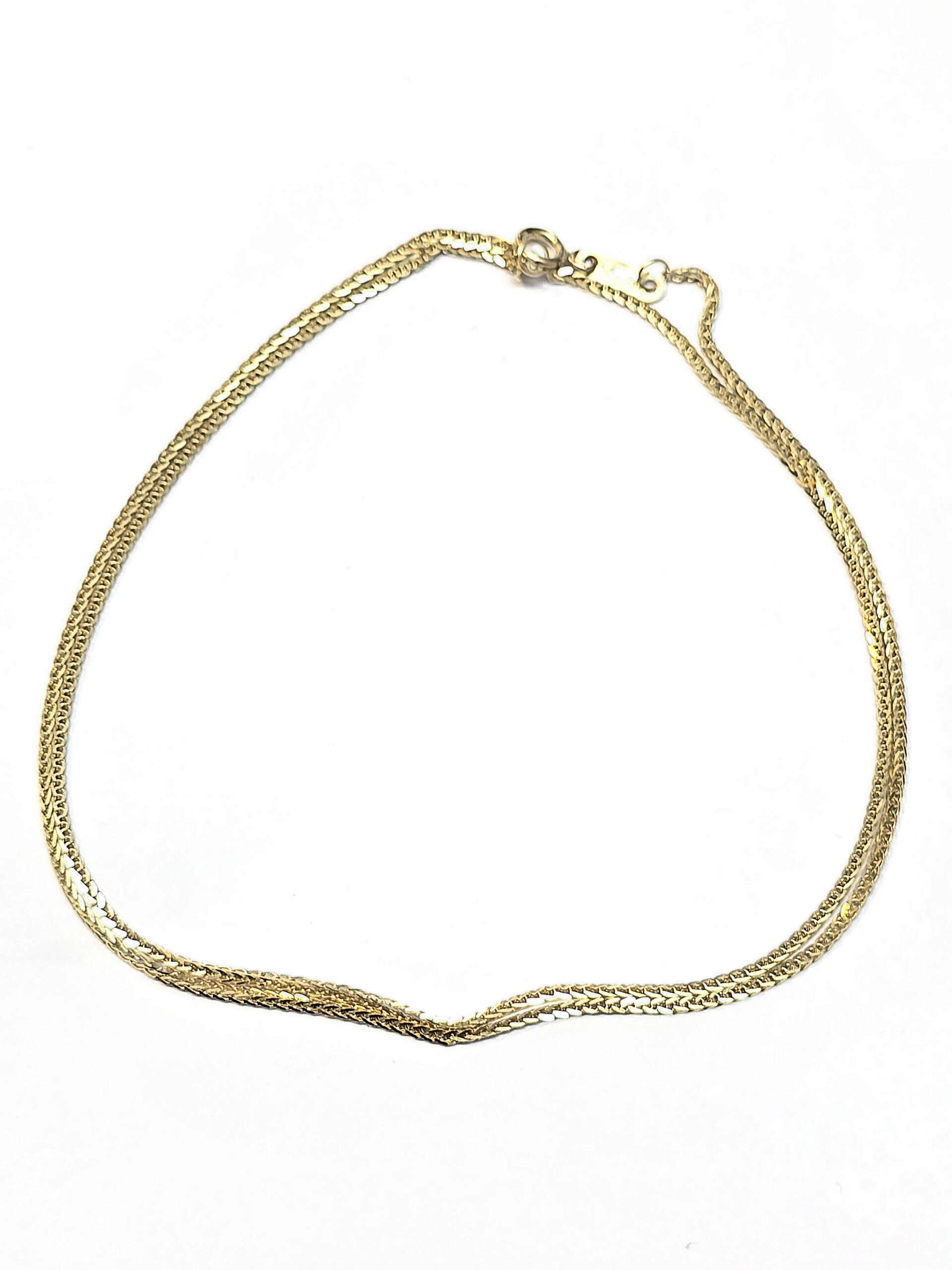 צמיד זהב 14 קראט לרגל עדין ניתן להוסיף תליונים gbr130