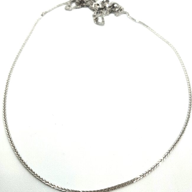 שרשרת זהב לבן איטלקי ספיגה קולקציה חדשה