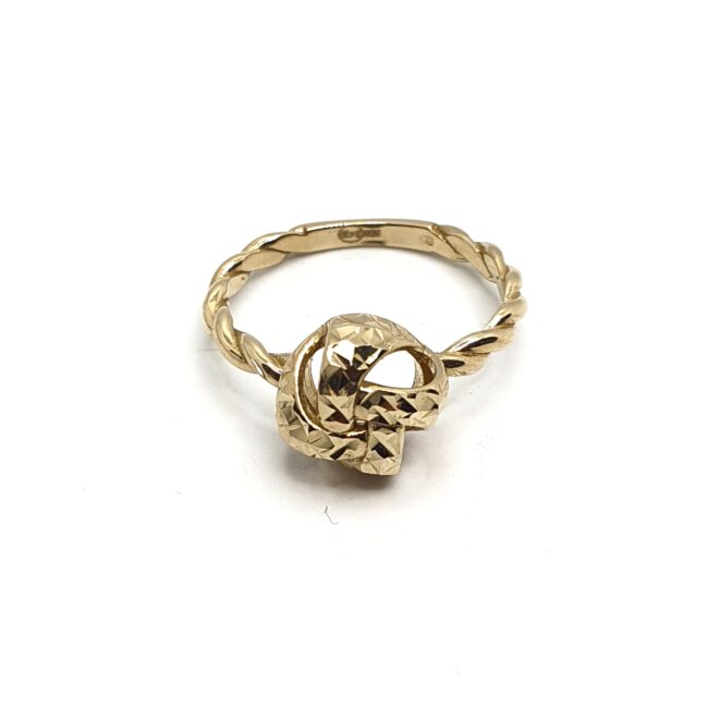 טבעת זהב 14 קראט כדור חריטות קולקציה חדשה