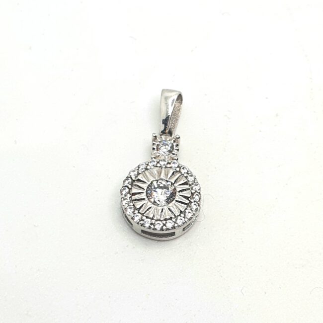 תליון זהב לבן 14 קראט