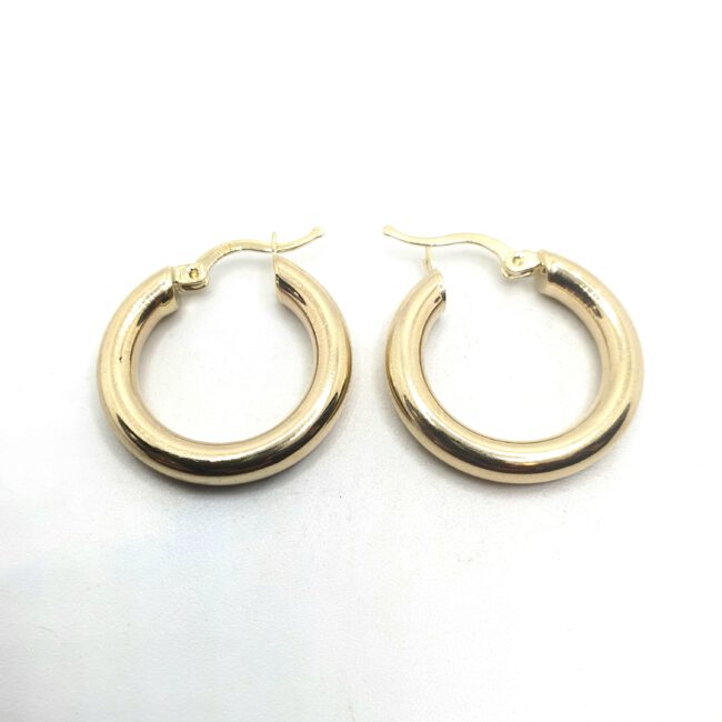 עגילי חישוק זהב 14K מבריק קולקציה חדשה מבצע 1,100 ש"ח משלוח חינם לכל הארץ בדואר מבוטח עד 12 תשלומים ללא ריבית מבצעים חמים באתר