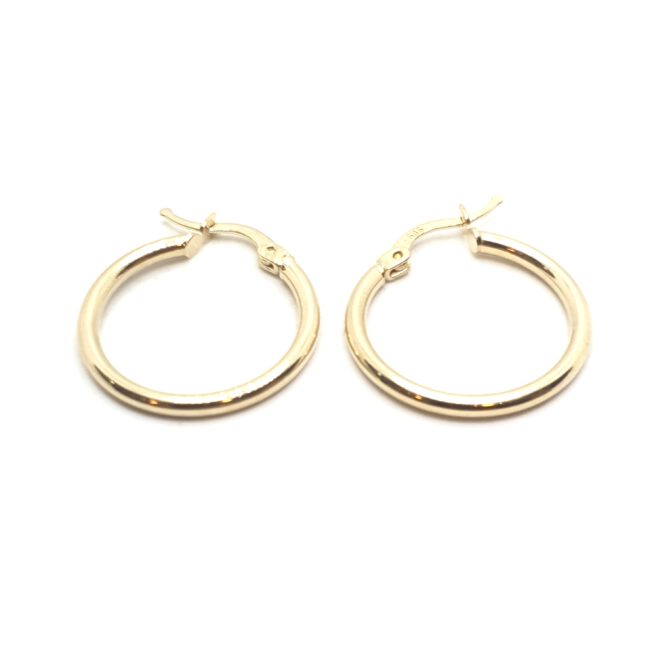 חישוקי זהב 14 קראט חלקים קולקציה חדשה geg600