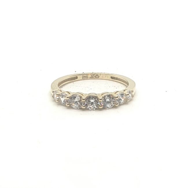 טבעת 1 קראט יהלומים זהב 14 קראט drd500