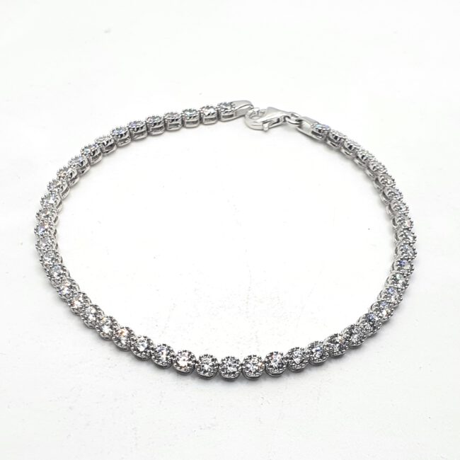 צמיד זהב לבן 14 קראט קולקציה חדשה gbtt