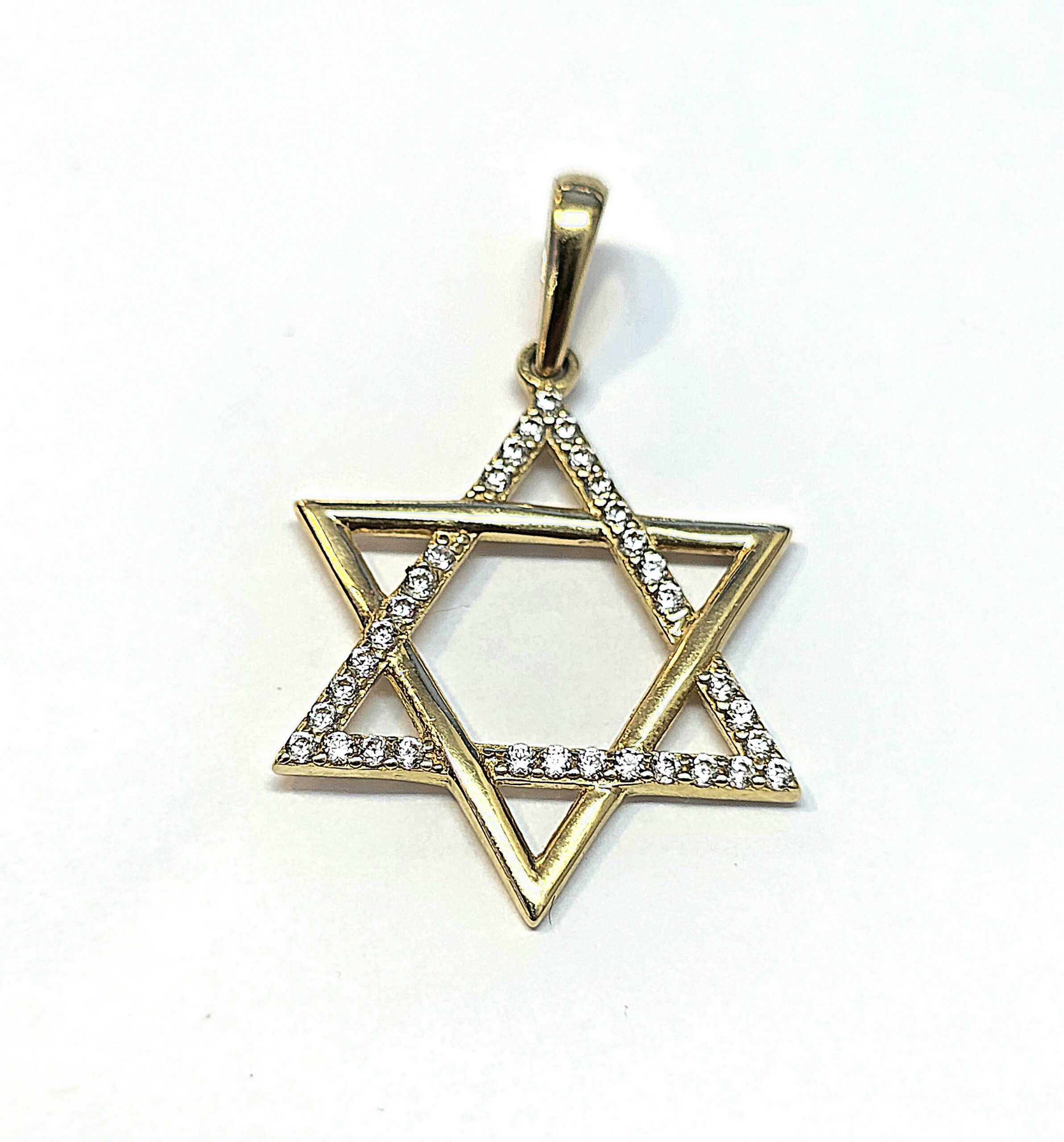 תליון מגן דוד זהב 14K עיצוב מהמם קולקציה חדשה GTbh570