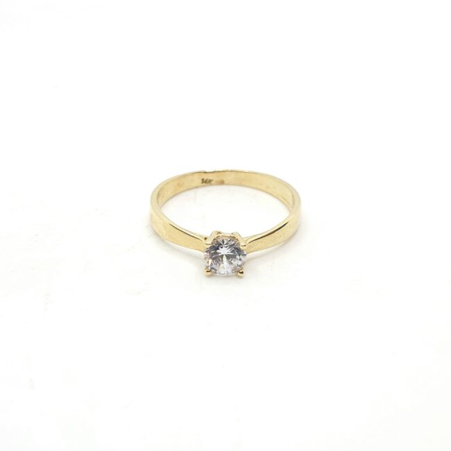 טבעת יהלום סוליטר 0.3 קראט צבע g ניקיון vs דגם drv1