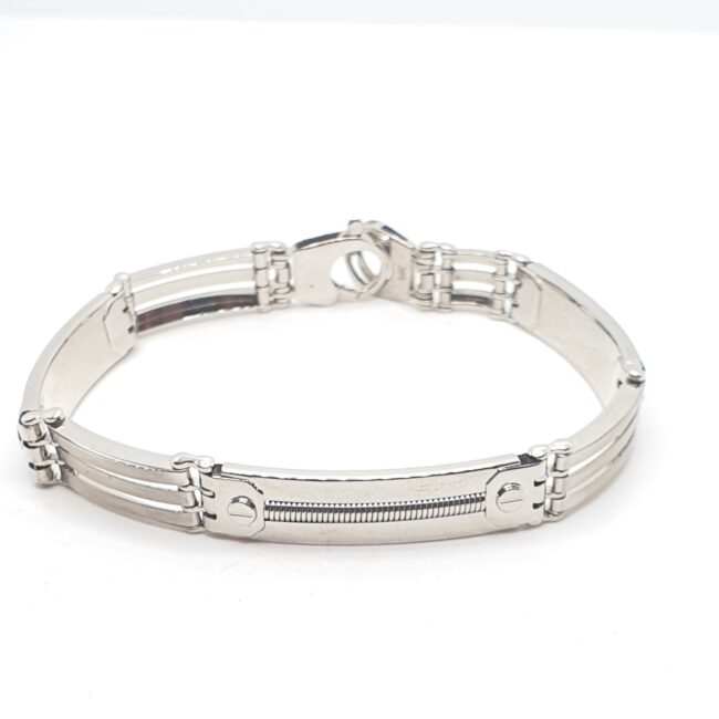 צמיד זהב לבן 14K עיצוב מהמם קולקציה חדשה מבצע 8,250 ש"ח משלוח חינם לכל הארץ בדואר מבוטח עד 12 תשלומים ללא ריבית מבצעים חמים באתר