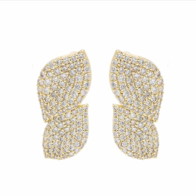 עגילי זהב 14Kמשובצים 1.21 קראט יהלומים קולקציה חדשה מבצע 13,800 ש"ח משלוח חינם לכל הארץ עד 12 תשלומים ללא ריבית מבצעים חמים באתר