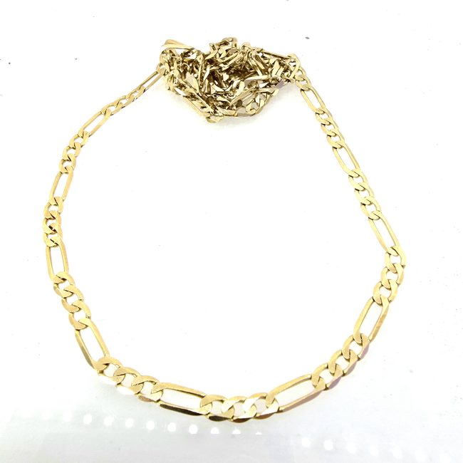 שרשרת זהב 14 קראט חוליות איטלקי קולקציה חדשה shgbh20