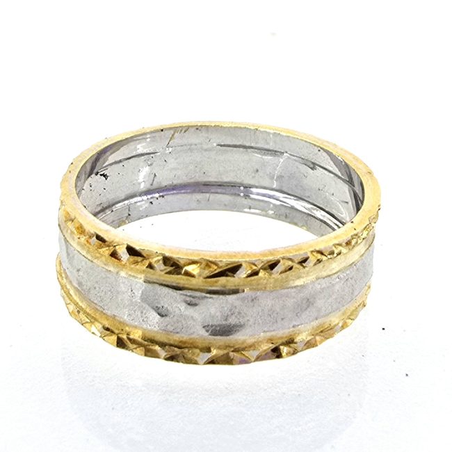 טבעת נישואין זהב 14 קראט ריקועים קולקציה חדשה grbhz2