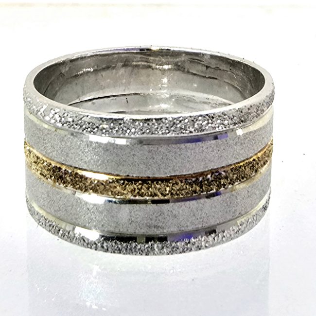 טבעת נישואין זהב לבן 14 קראט קולקציה חדשה grbhz8