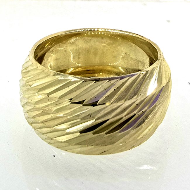 טבעת נישואין זהב 14 קראט רחבה קולקציה חדשה grbhz10