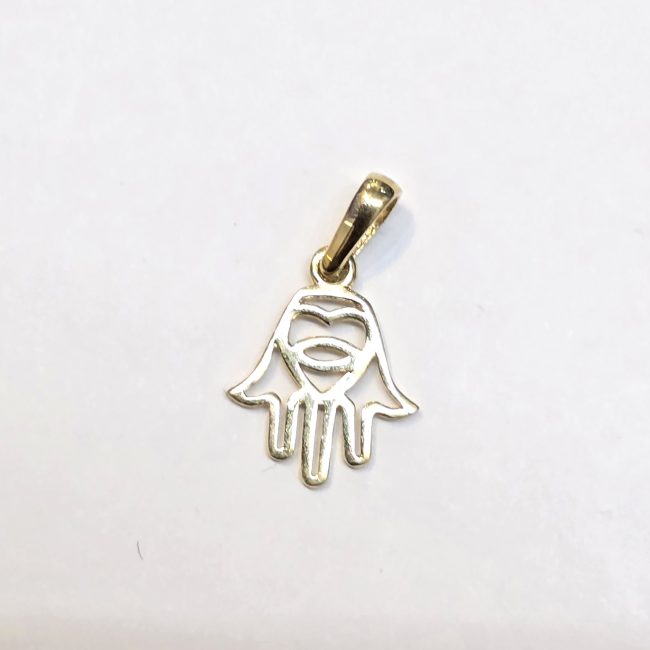 תליון זהב 14 קראט חמסה קולקציה חדשה tgbh1002