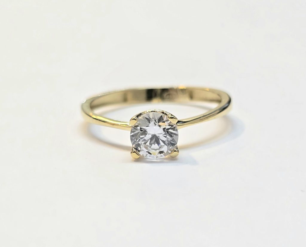 טבעת יהלום מעבדה