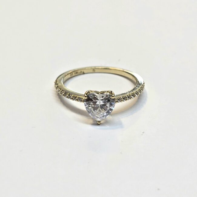 טבעת זהב לב 14 קראט קולקציה חדשה