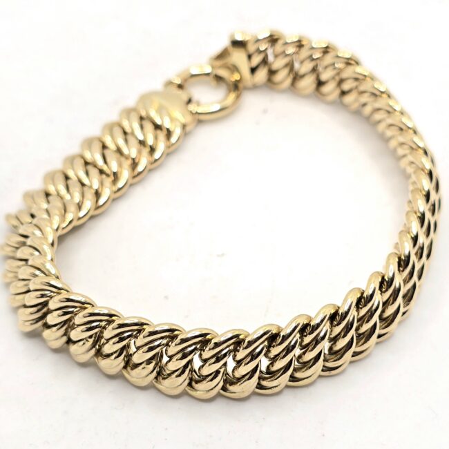 צמיד זהב צפוף 14 קראט קולקציה חדשה gbttt15