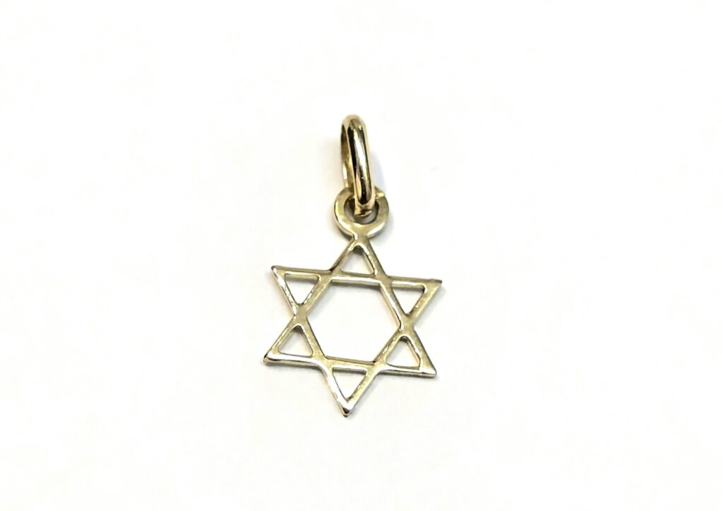 תליון מגן דוד זהב צהוב 14 קראט קולקציה חדשה eghj1