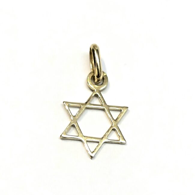 תליון מגן דוד זהב צהוב 14 קראט קולקציה חדשה eghj1