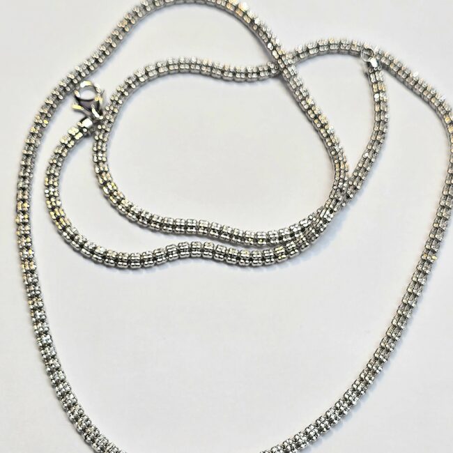 שרשרת זהב לבן 14 קראט הלהיט החדש קולקציה חדשה shbhz4