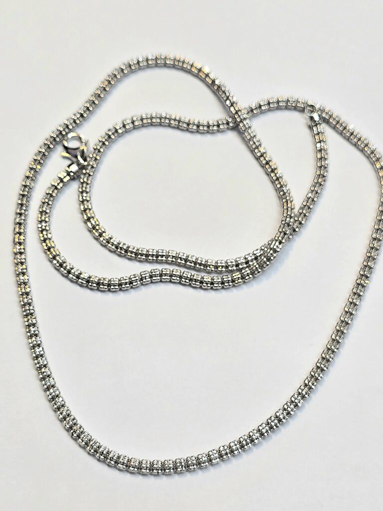 שרשרת זהב לבן 14 קראט הלהיט החדש קולקציה חדשה shbhz4