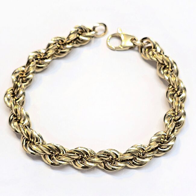 צמיד זהב 14 קראט חוליות צפופות קולקציה חדשה gbbhz23