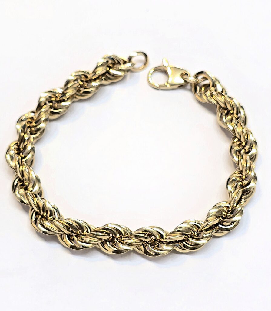 צמיד זהב 14 קראט חוליות צפופות קולקציה חדשה gbbhz23