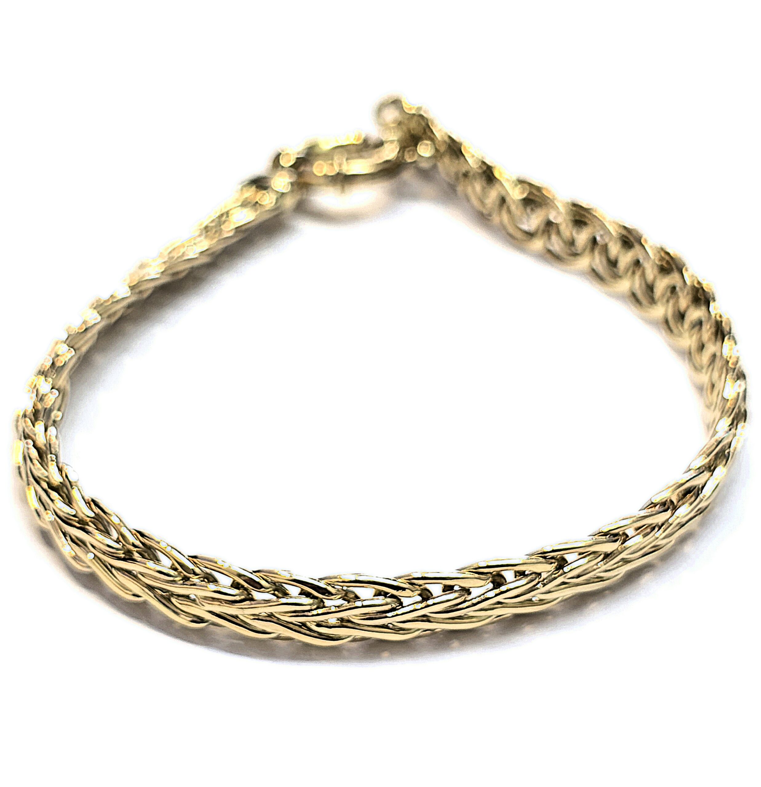 צמיד זהב 14 קראט שטיח משולב קולקציה חדשה gbbhz21