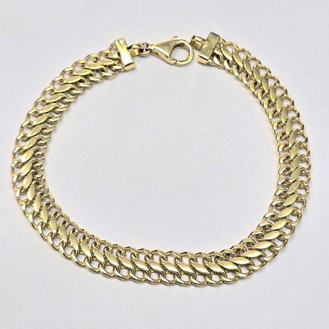 צמיד זהב 14 קראט שטיח שמיניות קולקציה חדשה gbbhz17