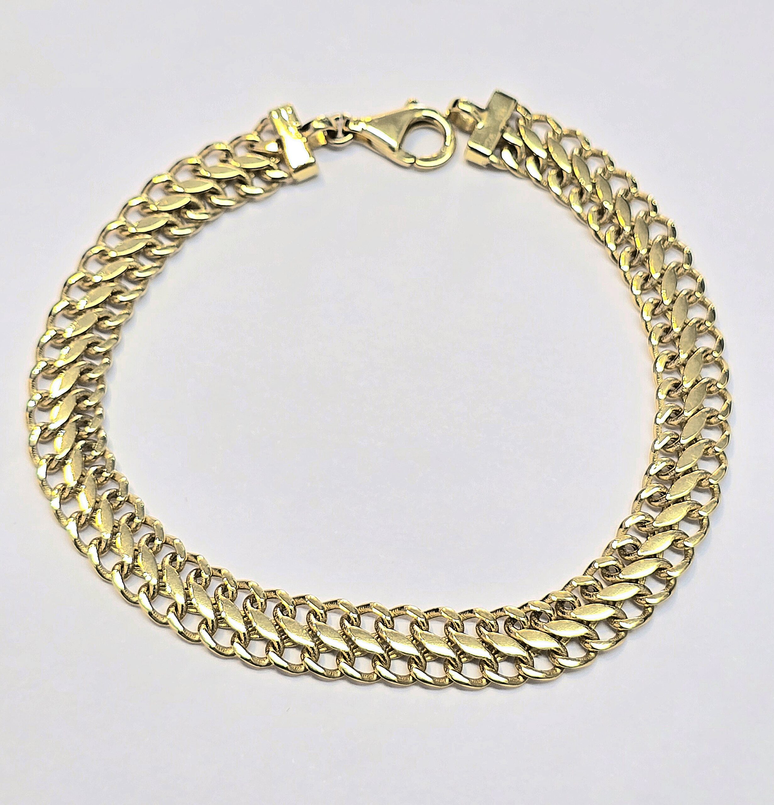 צמיד זהב 14 קראט שטיח שמיניות קולקציה חדשה gbbhz17