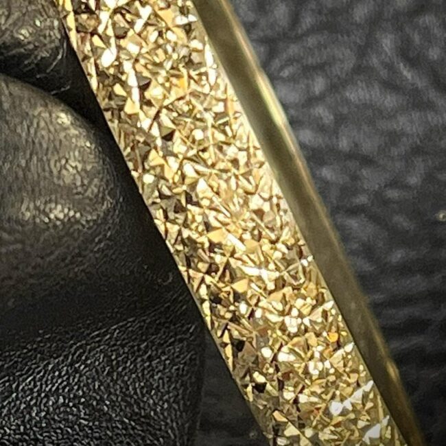 צמיד זהב 14 קראט חריטות לייזר קולקציה חדשה gb100