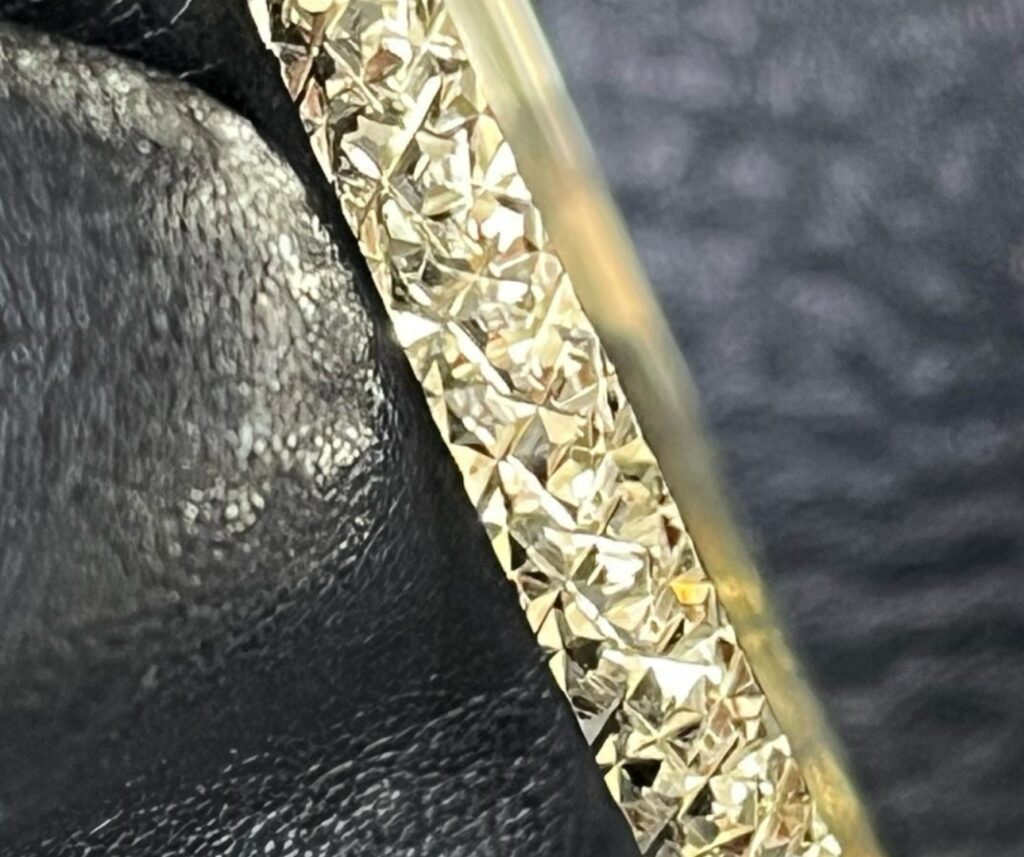 צמיד זהב 14 קראט חריטות לייזר קולקציה חדשה gb800