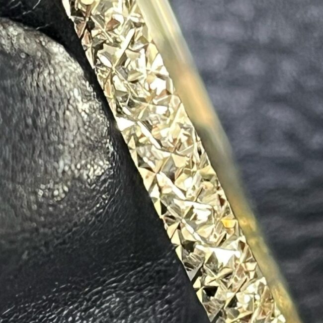 צמיד זהב 14 קראט חריטות לייזר קולקציה חדשה gb800