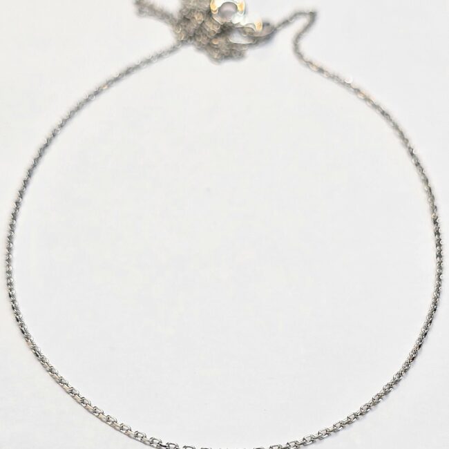 שרשרת זהב 14 קראט דקה צבע לבן קולקציה חדשה SHN4