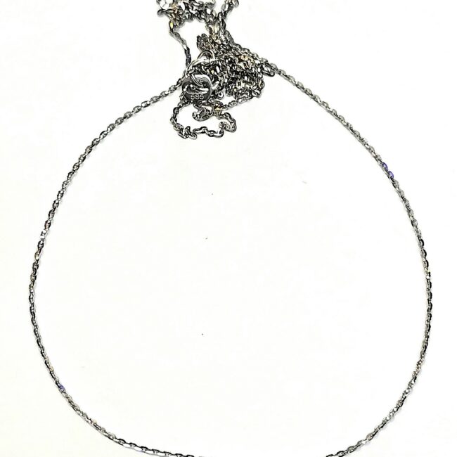 שרשרת זהב לבן 14 קראט דקה ועדינה קולקציה חדשה SHN87