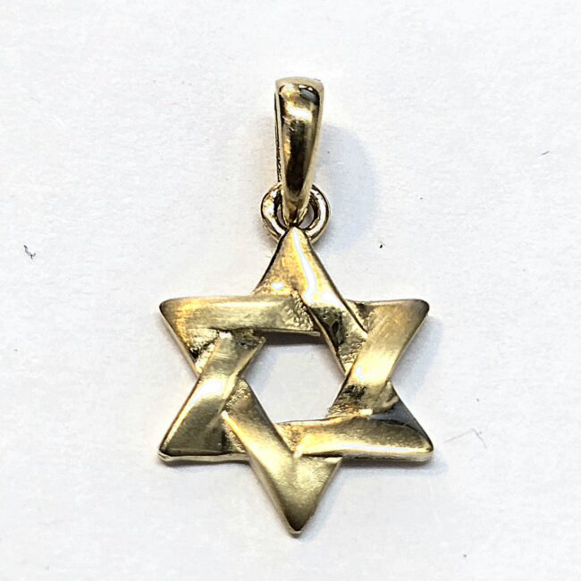 תליון מגן דוד זהב צהוב 14 קראט קולקציה חדשה sdlm656