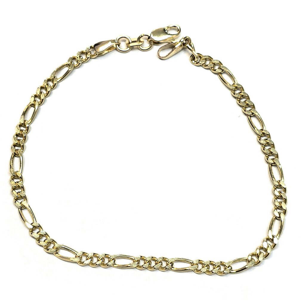 שרשרת זהב לולאות 14 קראט זהב צהוב קולקציה חדשה nek12