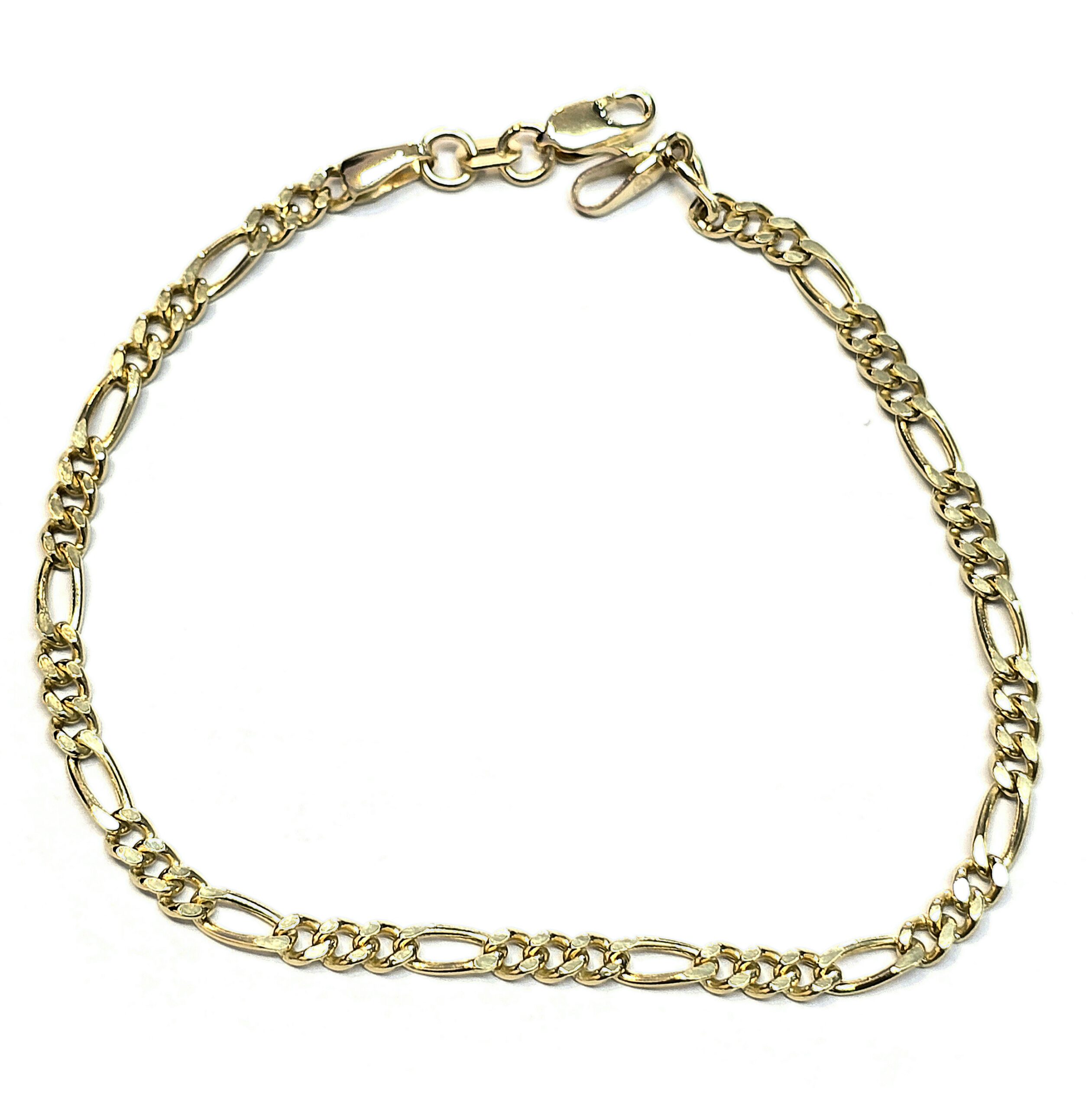 שרשרת זהב לולאות 14 קראט זהב צהוב קולקציה חדשה nek12