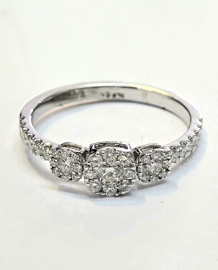 טבעת יהלומים טבעיים זהב 14 קראט קולקציה חדשה bhd101