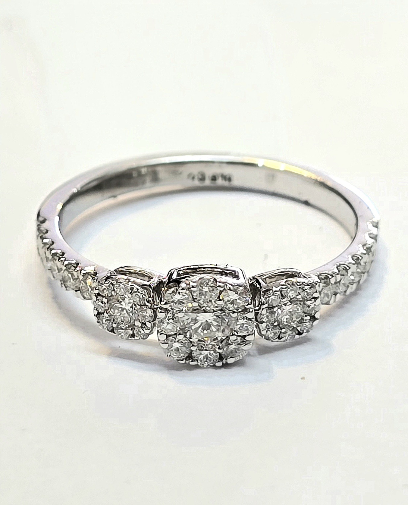 טבעת יהלומים טבעיים זהב 14 קראט קולקציה חדשה bhd101