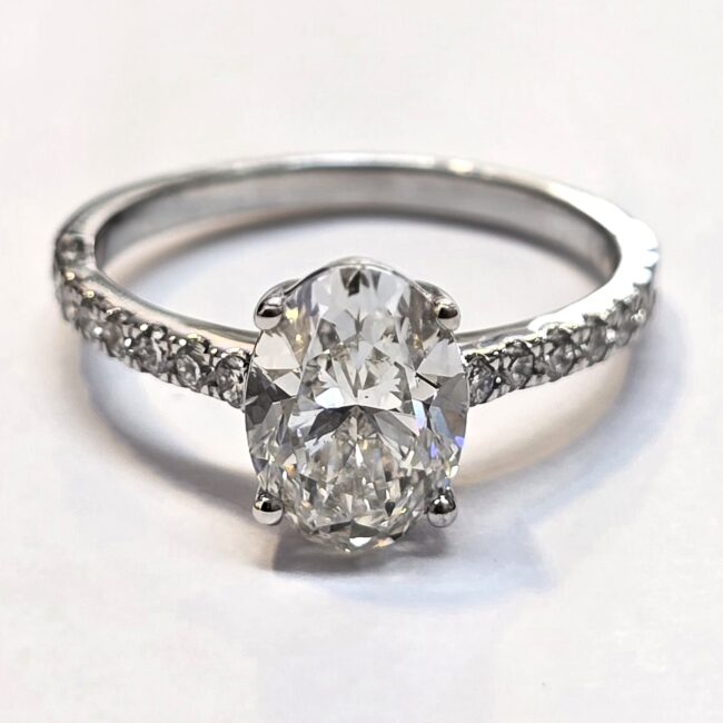 טבעת יהלומי מעבדה זהב 14 קראט קולקציה חדשה bhdl101