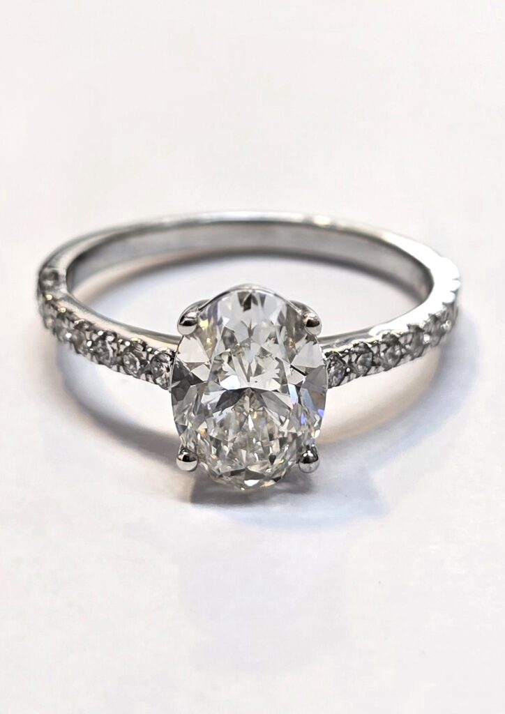 טבעת יהלומי מעבדה זהב 14 קראט קולקציה חדשה bhdl101