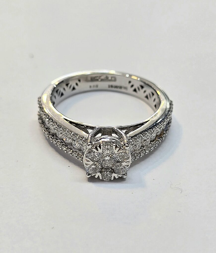 טבעת יהלומים טבעיים זהב 14 קראט קולקציה חדשה bhd5600