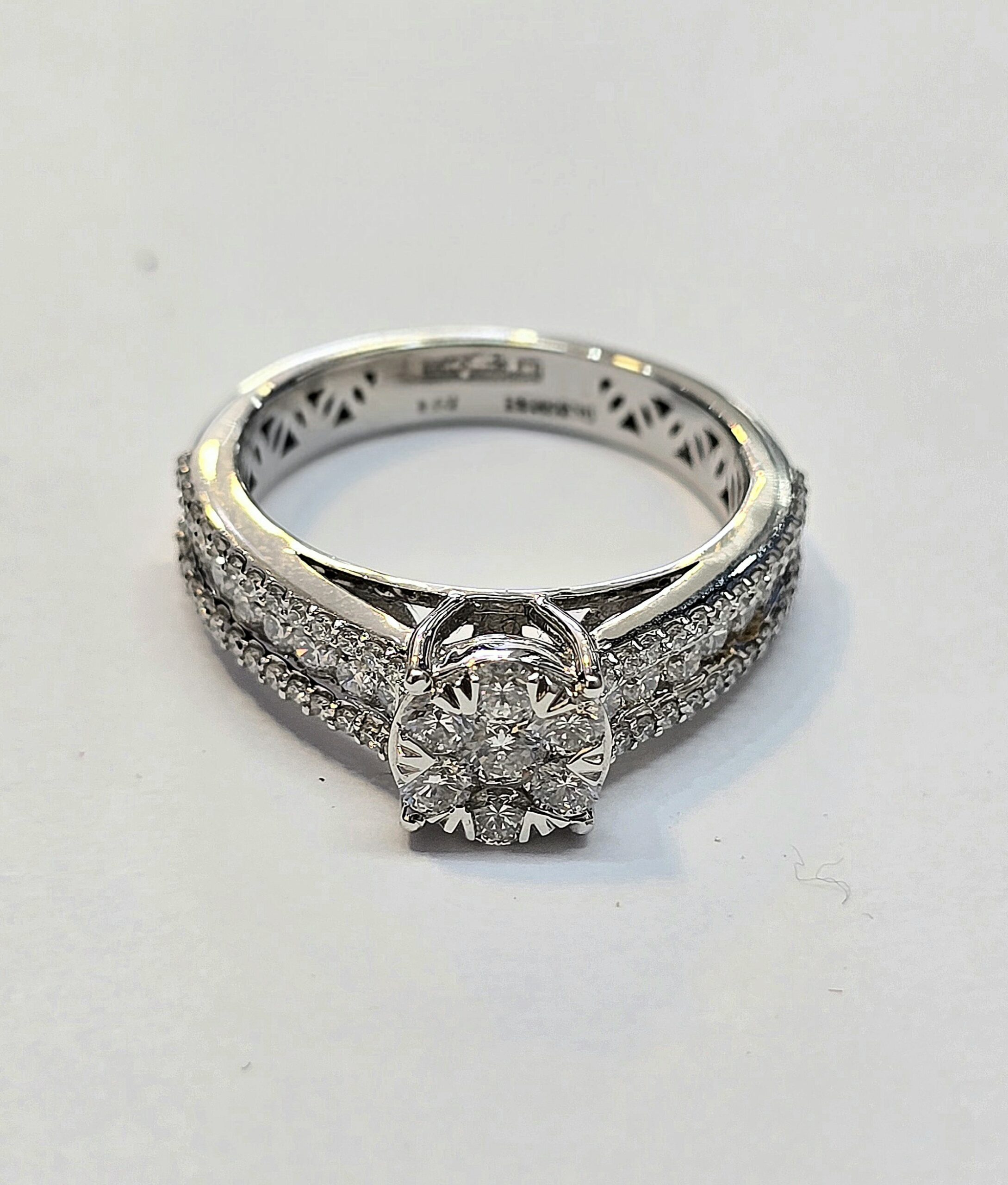 טבעת יהלומים טבעיים זהב 14 קראט קולקציה חדשה bhd5600