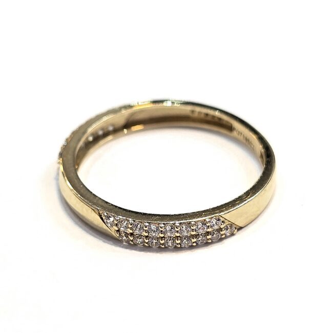 טבעת זהב צהוב 14 קראט קולקציה חדשה GRTTSLND