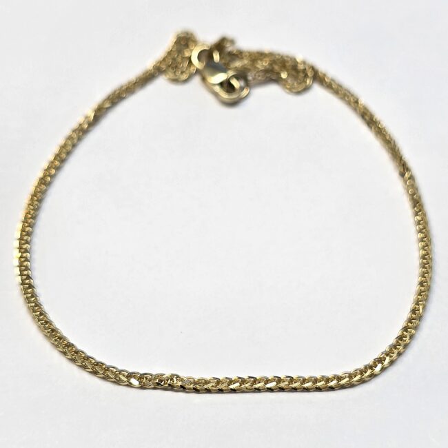 צמיד זהב 14 קראט ספיגה עדין קולקציה חדשה gbbhu3