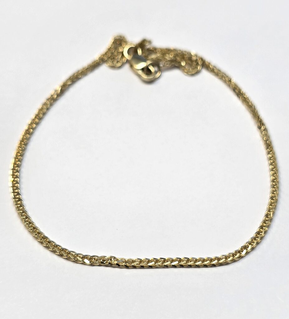 צמיד זהב 14 קראט ספיגה עדין קולקציה חדשה gbbhu3