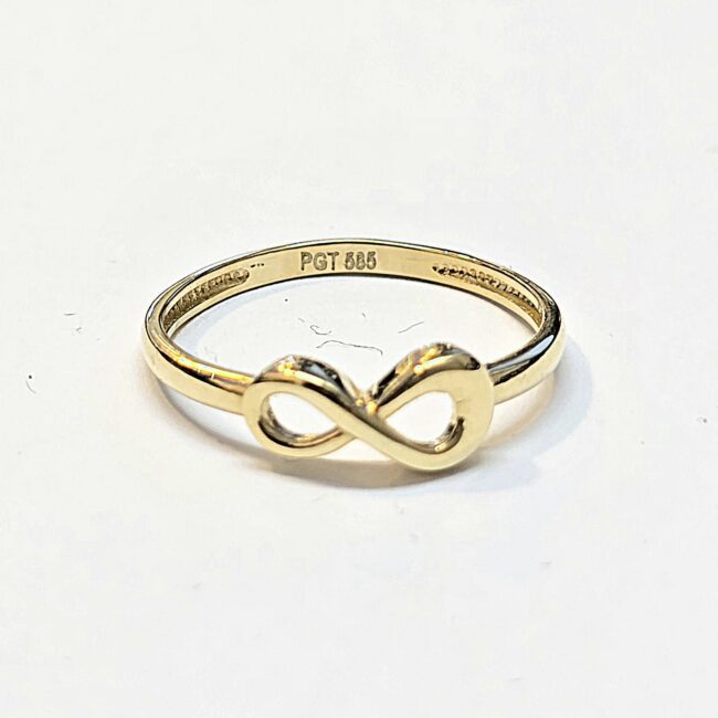טבעת זהב אינפיניטי 14 קראט קולקציה חדשה TAB19