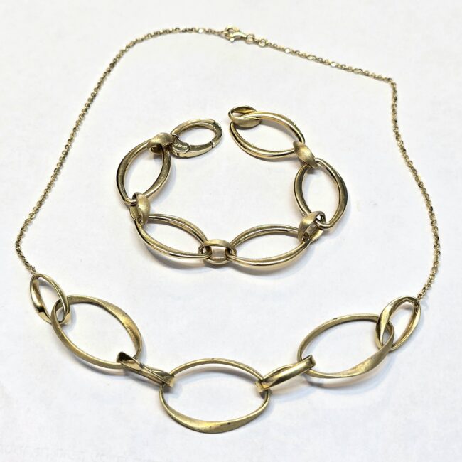 סט זהב 14 קראט מט מבריק לולאות קולקציה חדשה stbhlul