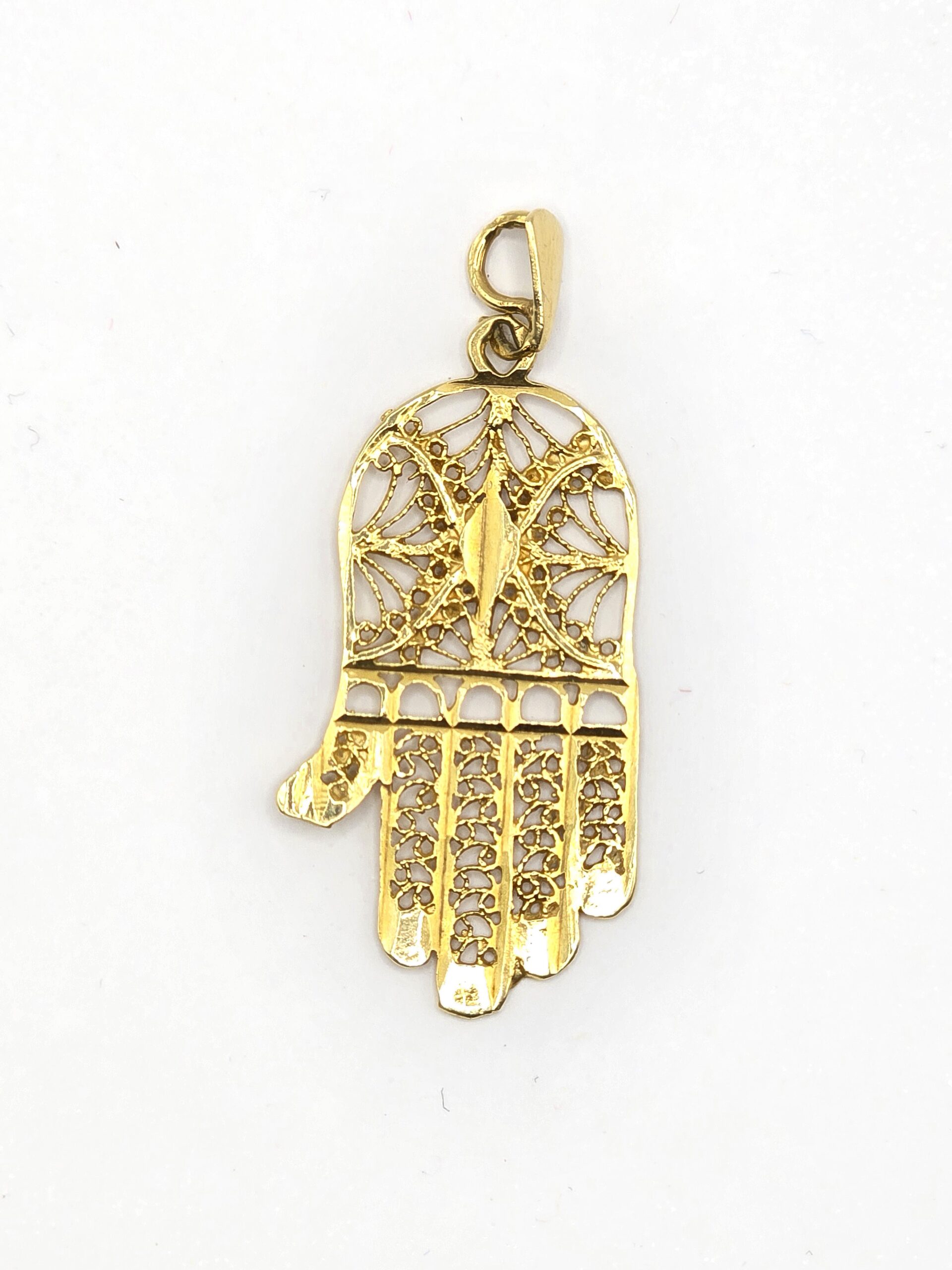 תליון זהב חמסה 14 קראט קולקציה חדשה SDFG567