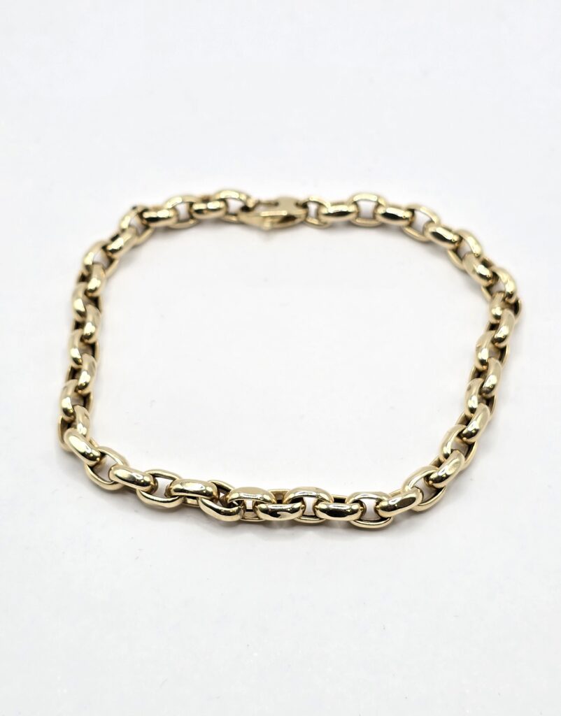 צמיד זהב 14 קראט לולאות קולקציה חדשה SDFG013